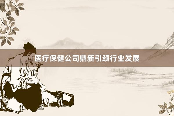 医疗保健公司鼎新引颈行业发展